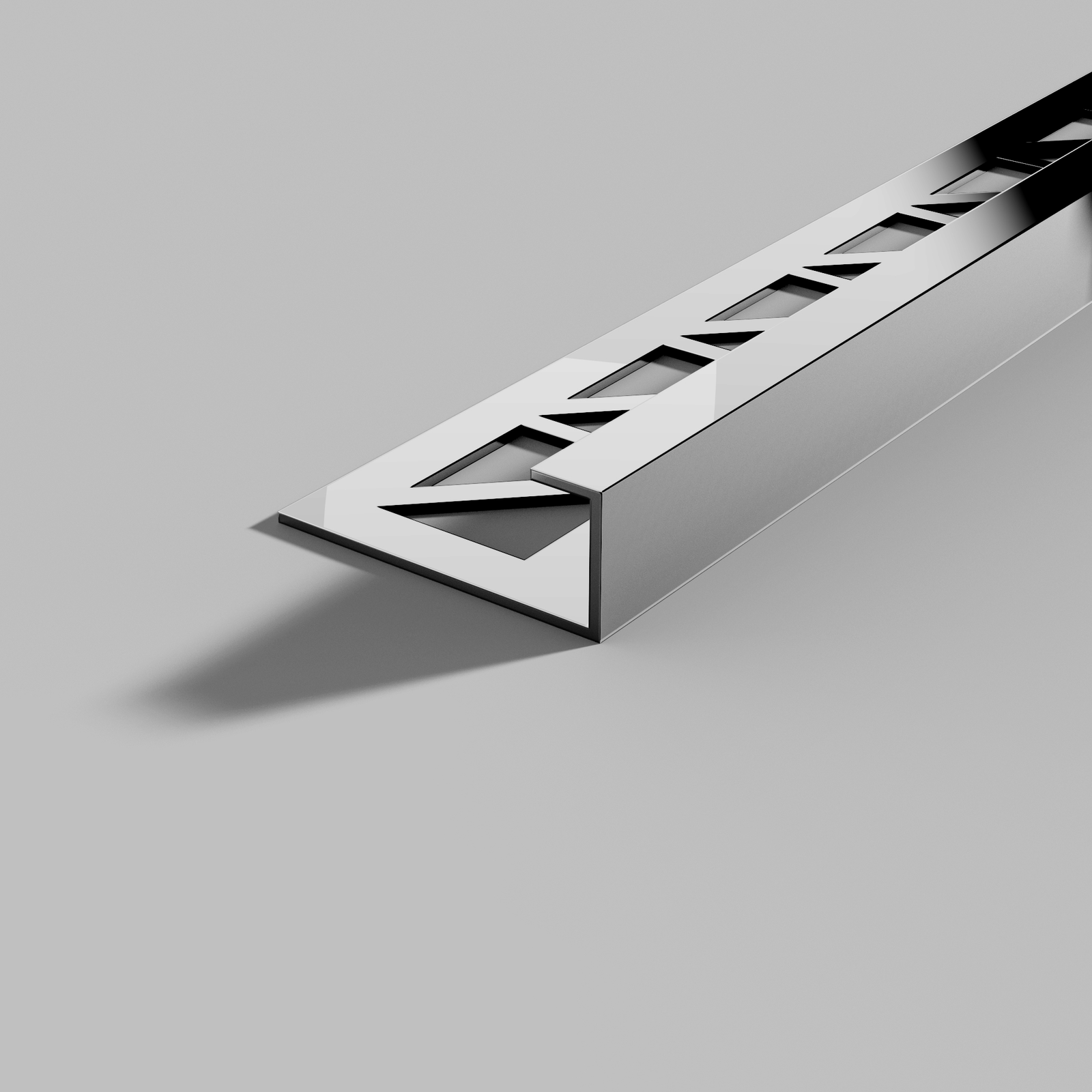 BC-原色 Square Edge Stainless Steel Tile Trim - Image 1