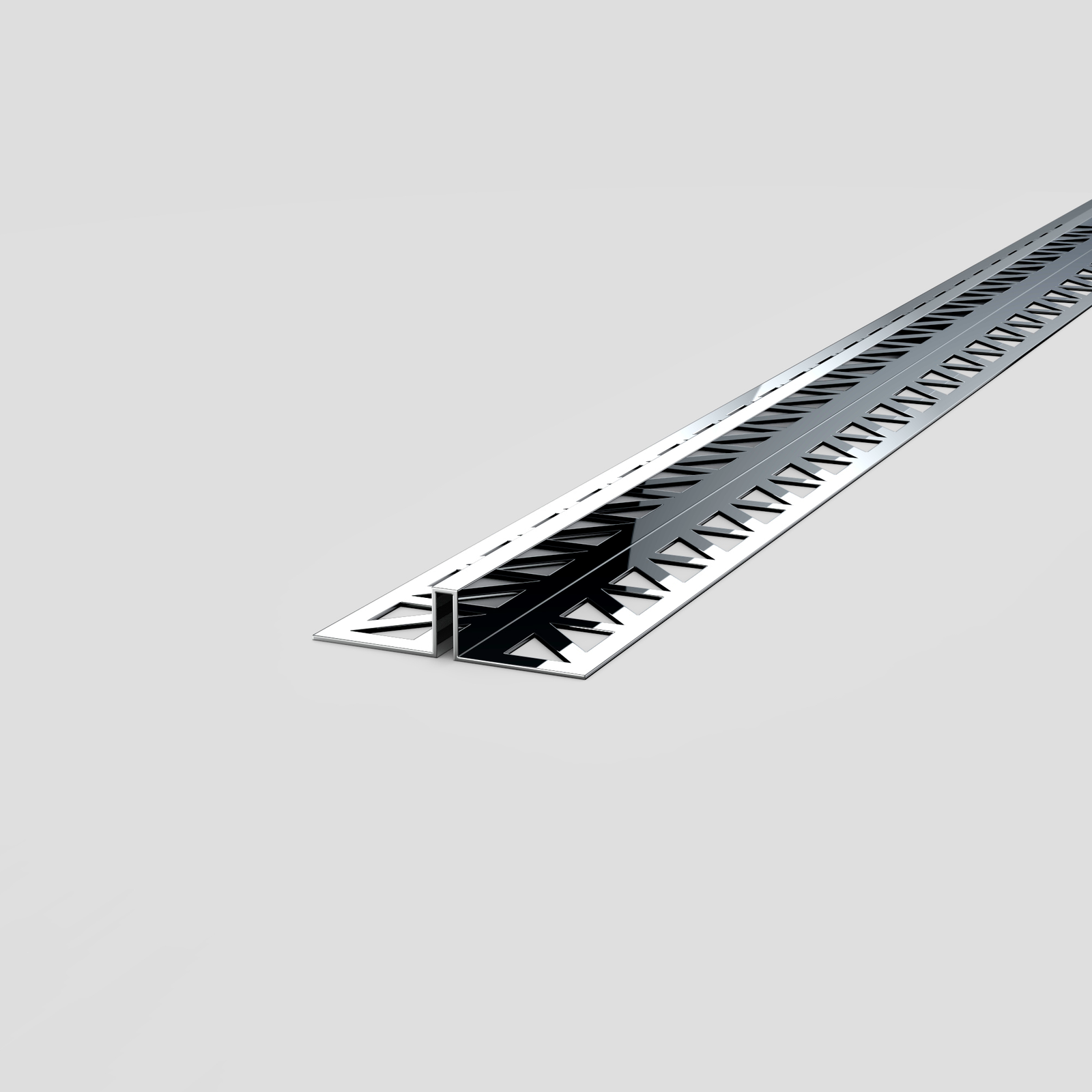 PF-原色 Square Stainless Steel Transition Strip - Image 1